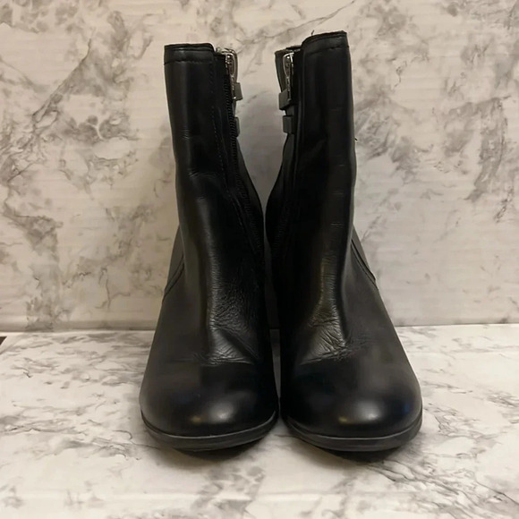 Marc Fisher Women's Kattie Ankle-Boots Black Leather Size 8 - Picture 5 of 11